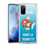 Coque pour samsung galaxy s20 ultra - pok�mon le calme avant la trempette magicarpe