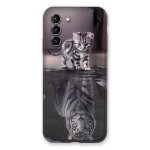 Coque renforc�e pour samsung galaxy s21 chat reflet
