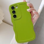 Coque pour samsung galaxy s21 fe 5g, housse de protection wave frame etui en ultra l�ger et mince antichoc ...