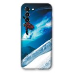 Coque renforc�e pour samsung galaxy s21 snowboard saut