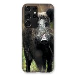 Coque renforc�e pour samsung galaxy s21 ultra chasse sanglier bois