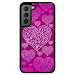 Coque samsung galaxy s22 en silicone c�ur etui metal personnalis� cadeau saint valentin fille amour ...