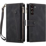 Coque pour samsung galaxy s23 - 1. 5m bandoulire cuir etui portefeuille a rabat housse case support ...