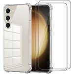 Coque pour samsung galaxy s23 plus 5g / s23 + , avec 2 verre trempé protection ecran, antichoc coque ... Coque pour samsung galaxy s23 plus 5g / s23 + , avec 2 verre trempé protection ecran, antichoc coque ...