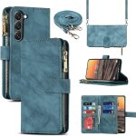 Coque samsung galaxy s23 avec cordon, collier flip portefeuille etui en cuir, [9 porte cartes][double ...