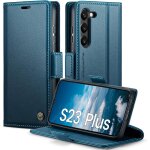 Coque pour samsung galaxy s23 plus etui rfid protection housse en premium cuir pochette portefeuille ...