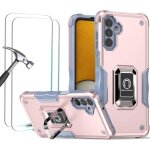 Coque pour samsung galaxy s23 + (plus) etui, tpu + pc rigide armure protection housse avec 2 verre trempe ...