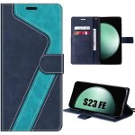 Coque pour samsung galaxy s23 fe, protection folio a motif episs� en cuir pu avec porte - cartes et support, ...