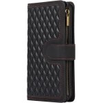 Coque pour samsung galaxy s23 fe - treillis fermeture eclair cuir etui portefeuille a rabat housse case ... Coque pour samsung galaxy s23 fe - treillis fermeture eclair cuir etui portefeuille a rabat housse case ...