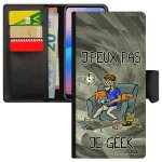 Coque samsung galaxy s23 + plus j'peux pas je geek jpeux jeux video gris texte play drole gamer humoristique ...