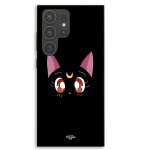 Coque pour samsung galaxy s23 ultra chat noir luna sailor moon maniacase