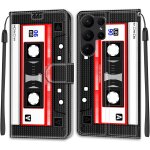 Coque samsung galaxy s23 ultra, etui samsung galaxy s23 ultra, etui housse en cuir flip case fonction ...