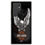 Coque pour samsung galaxy s23 ultra harley davidson mini poster logo aigle maniacase