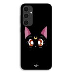 Coque pour samsung galaxy s24 chat noir luna sailor moon maniacase