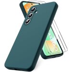 Coque compatible avec samsung galaxy s24 fe, 2 film de protection en verre tremp�, housse souple en tpu ...