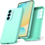 Coque pour samsung galaxy s24 fe case en silicone, etui de protection antichoc cover etui housse silicone ...