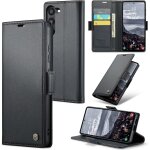 Coque pour samsung galaxy s24 plus, protection antichoc avec design flip, fermoir papillon magntique, ...