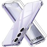 Coque pour samsung galaxy s24 plus (s24 + ) - protection silicone antichoc transparent + 2 verres trempés ... Coque pour samsung galaxy s24 plus (s24 + ) - protection silicone antichoc transparent + 2 verres trempés ...