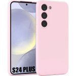 Coque pour samsung galaxy s24 plus (s24 + ) - silicone ultra fine l�ger antichoc rose clair - e. f. connection ...