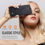 Coque pour samsung galaxy s24 ultra, housse samsung galaxy s24 ultra, clamshell, support pliable, brosse ...