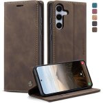 Coque pour samsung galaxy s25 5g etui premium housse en cuir pochette protection portefeuille rabat clapet ...