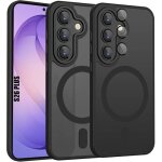 Coque pour samsung galaxy s26 plus, protection avec anneau magn�tique et vitre cam�ra - translucide noir ...