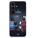 Coque pour samsung galaxy s26 young jordan vs old jordan be legendary basket maniacase