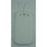 Coque samsung galaxy s3 blanche motif oreilles de lapin