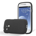 Coque pour samsung galaxy s3 mini en frost noir housse de protection etui en silicone tpu flexible