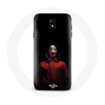 Coque pour samsung galaxy s4 la casa de papel masque fond noir
