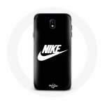 Coque pour samsung galaxy s4 nike logo blanc fond noir