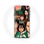 Coque pour samsung galaxy s4 squid game affiche personnages fanart