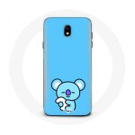 Coque pour samsung galaxy s5 bangtan bts bt21 koya rm fond bleu