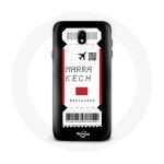 Coque pour samsung galaxy s5 billet d'avion marrakech maroc
