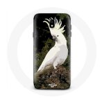 Coque pour samsung galaxy s5 cacatoes perroquets blanc sur l'arbre