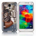 Coque samsung galaxy s5 pistolet magnum silicone rigide (tpu)