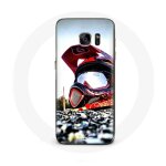 Coque pour samsung galaxy s6 edge motocross casque