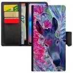 Coque samsung galaxy s8 + plus rabat porte cartes ane mulet mobile design tetu bourrique telephone magnetique ...