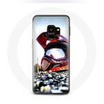Coque pour samsung galaxy s9 plus casque motocross