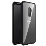Coque pour samsung galaxy s9 - coque magnetique noir housse etui 360 integral full protection metal film ...