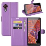 Coque pour samsung galaxy xcover 5, antichoc portefeuille etui housse en cuir a rabat flip cover case ...