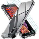 Coque pour samsung galaxy xcover 5 / samsung galaxy xcover5 avec 3 pices protection ecran en verre tremp, ...