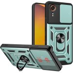 Coque pour samsung galaxy xcover7 avec cache webcam & support annulaire a 360 degres, anti - chute etui ...