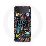 Coque samsung galaxy z flip4 nike air color� style just do it pikachu goku