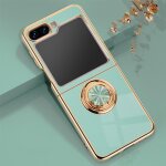 Coque pour samsung galaxy z flip5, etui ultra - fin antichoc pour femme, 360 degres support de bague ...