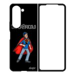 Coque samsung galaxy z fold 5 silicone super bricolo cadeau d'anniversaire humoristique noir mobile bd ...