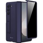 Coque pour samsung galaxy z fold 6, [protection ecran anti - espion] coque en pc rigide avec support ...