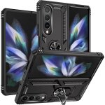 Coque pour samsung galaxy z fold4 5g, etui protection tpu / pc souple durable avec support de 360 rotation ...