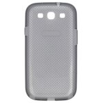Coque origine samsung en gel souple gris fum� galaxy s3 ef - ai930bsebww