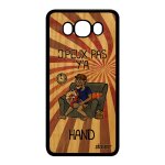 Coque samsung j7 2016 bois silicone j'peux pas y'a hand mobile rouge bd noir texte humour antichoc je ...